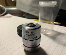 MEIJI Japan - S.Plan M4 Microscope Metallurgical Objective Lens 4x NA 0.10 ∞/0