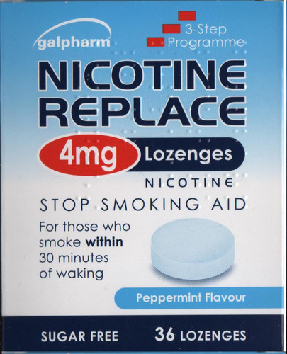 Nicotine replace lozenges 4mg - replace,
