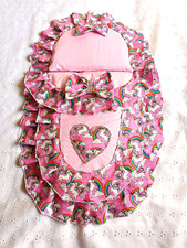 UNICORN PINK OR BLUE DOLLS PRAM SET SILVER CROSS RANGER PIONEER junior prams