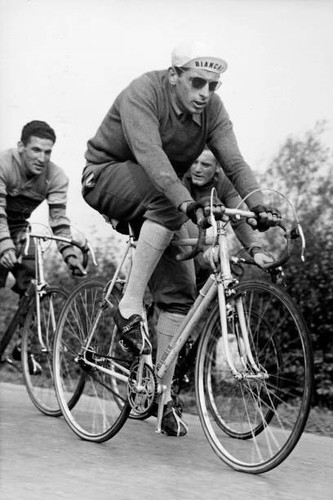 Fausto coppi training 1950 - coppi,