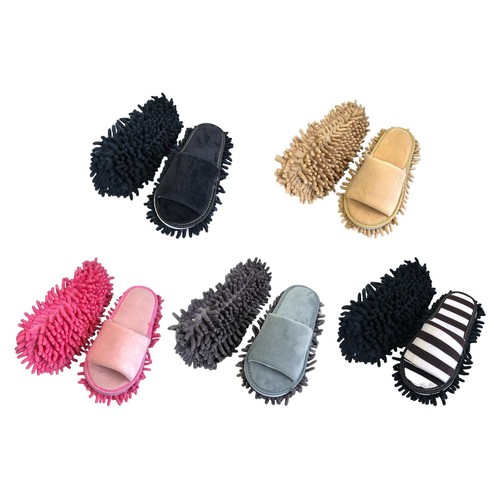 Chenille mop slippers - chenille,