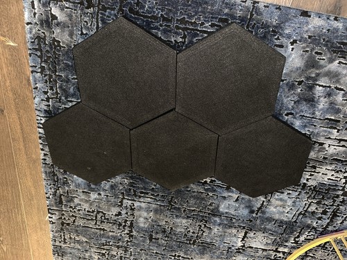 Hexagon acoustic wall panels - wall,