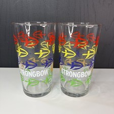 Strongbow Pint Glasses X2 New