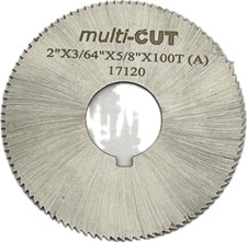 HSS Slitting Saw 2" x 3/64" x