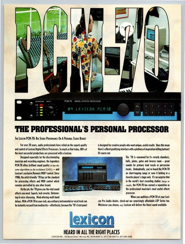 1992 lexicon pcm - 1992, digital