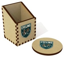 'Cycling Emblem' Desk Tidy /
