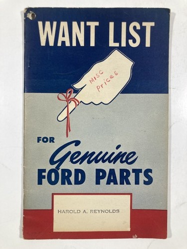 Vintage 1940s ford genuine - 1940s,