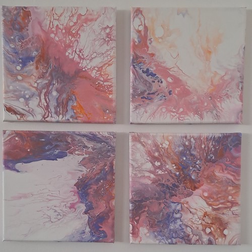 Abstract art canvas - art, painting