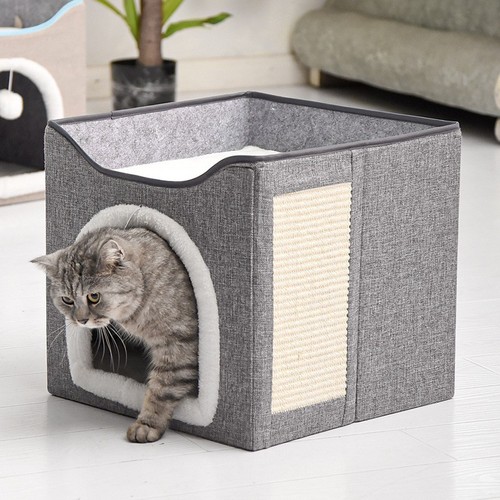 Large cat cube house - house, cosy