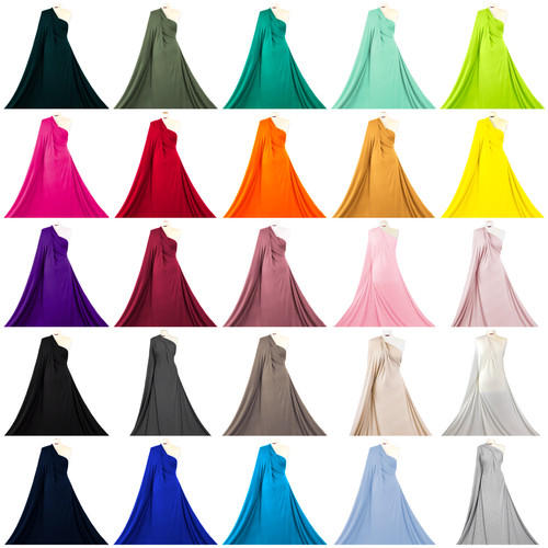 Viscose jersey fabric way - jersey, 4