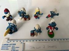 Smurfs Figures Peyo Schleich Toys X 7 Bundle Job Lot Vintage W Germany