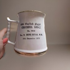 Vintage Masonic Tankard