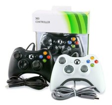 New White Wired Xbox 360 Controller - 1 Year Warranty - UK Seller