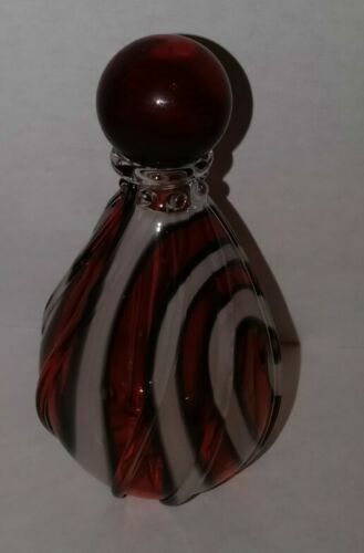Red perfume bottle - red, by