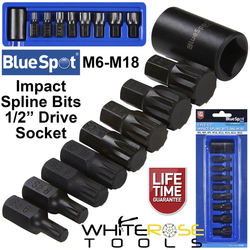 Bluespot impact spline bit - impact,
