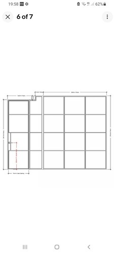 Crittall style steel glazed - steel,