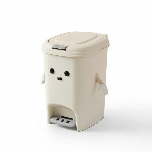 Step pedal trash can - step,