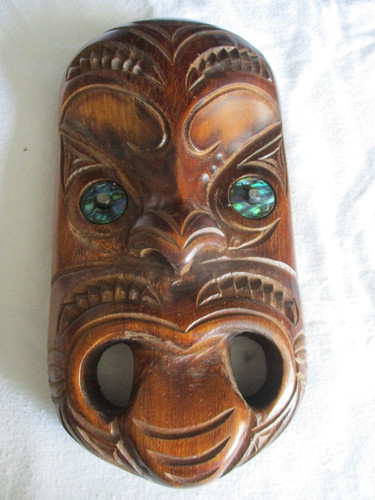 Vintage maori face - maori,