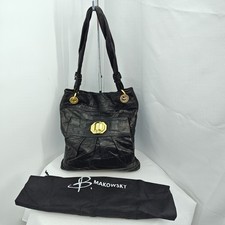 B Makowsky Large Handbag Black