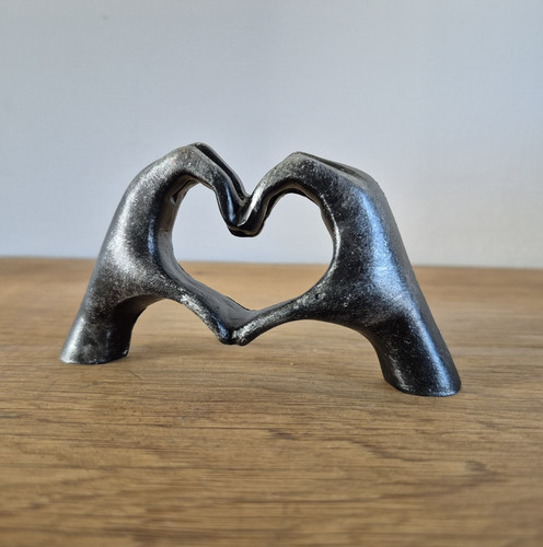 Love heart hands ornament - hands,