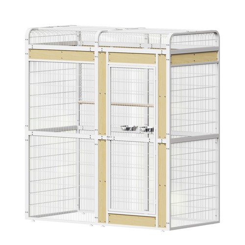 Large metal aviary - in,