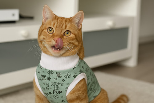 Burmese cat surgery suit - cat, |