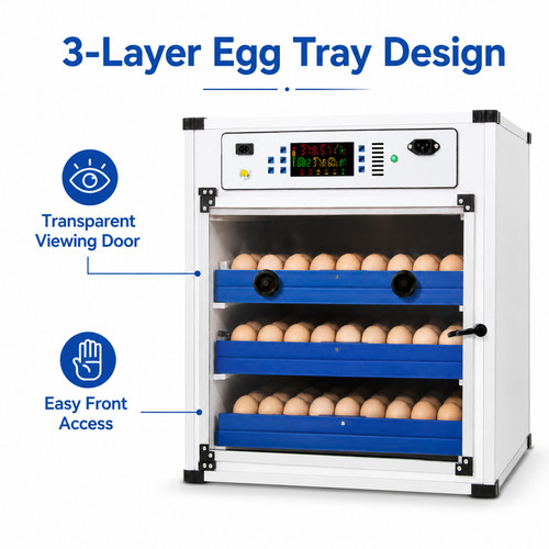 Egg incubator 204 - 204, eggs