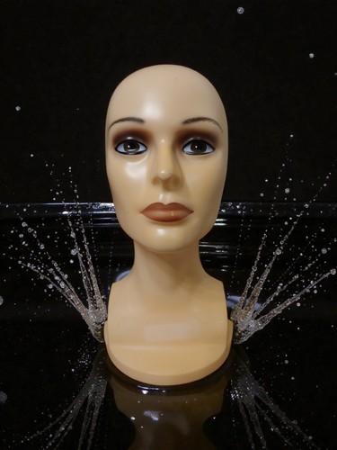Female mannequin wig display - female,