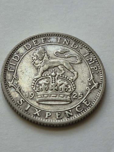 1925 king george silver - v, 50%