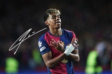 Lamine Yamal Signed Pre-Print