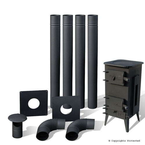 Log burner stove heater - log, 4