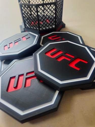 Ufc printed mma octagon - ufc,