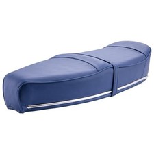 VESPA SUPER GTR VBB SPRINT 1965 TO 1979 COBALT BLUE PEGASUS DUAL SEAT WITH STRAP