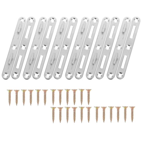 Silver iron bed rail - iron,