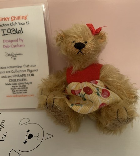 Deb canham rare mohair bears - rare,