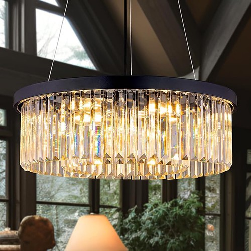 Modern crystal chandelier e14 - crystal,