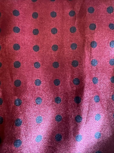 Vintage silk red polka - vintage,