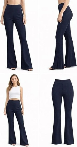 Ladies ribbed bootleg - bootleg, trousers