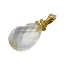 9ct Yellow Gold & Rock Crystal