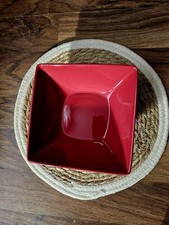 Modern Red Square Salad Bowl /