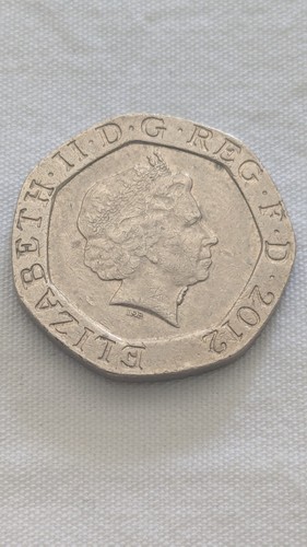 20p 2012 coin queen - queen, elizabeth