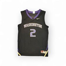 Nike Washington Huskies NCAA Basketball Jersey, #2, Black, Size S