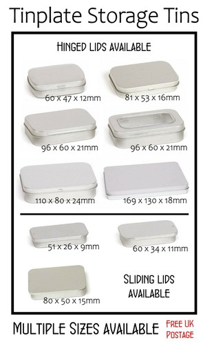 Metal tinplate storage tin - tinplate,