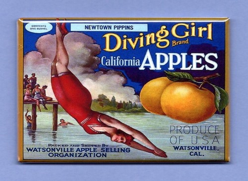 Fruit crate label 2x3 - crate, *2x3
