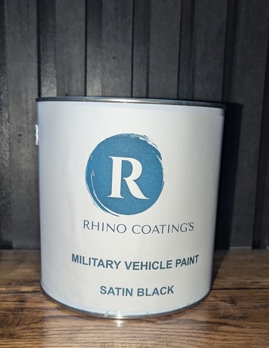 Military vehicle black - military,  satin