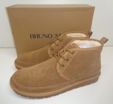 Mens suede chestnut boots warm - boots,