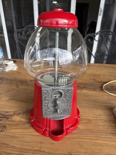 Vintage retro red cast metal - retro,