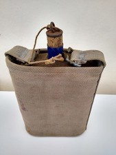 Military WW1 / WW2 water bottle blue enamel