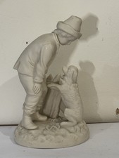 Antique parian figure - parian, boy