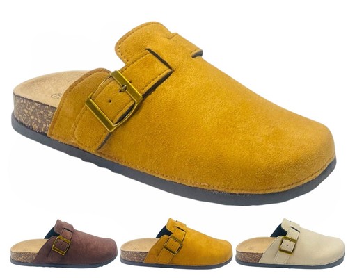 Women faux suede - faux, clogs